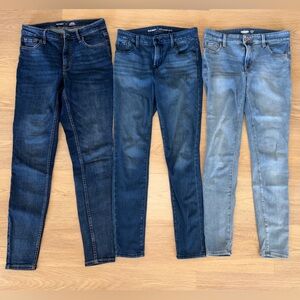 Old Navy Rockstar Super Skinny Jeans women’s size 4 - 3 pairs